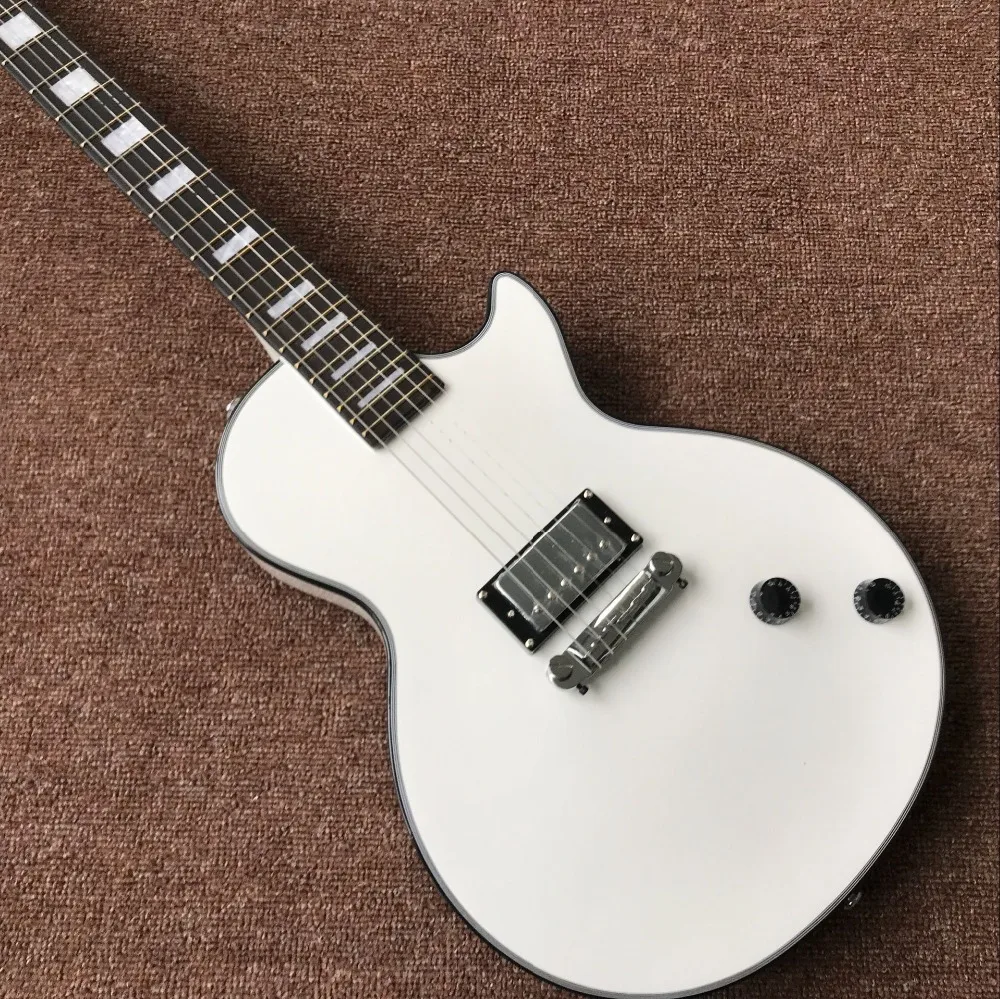 custom shop baltos spalvos elektrinė gitara užsakymą gitaar. 1 pikapas rankų darbas 6 Stygos guitarra.muzikos instrumentai