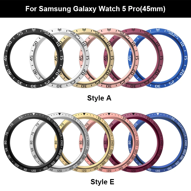 Metalo apsauginis Dangtis Samsung Galaxy Žiūrėti 5 Pro Bezel Žiedas Sporto Smartwatch Bamperis Shell Atveju Žiūrėti 5pro Priedai