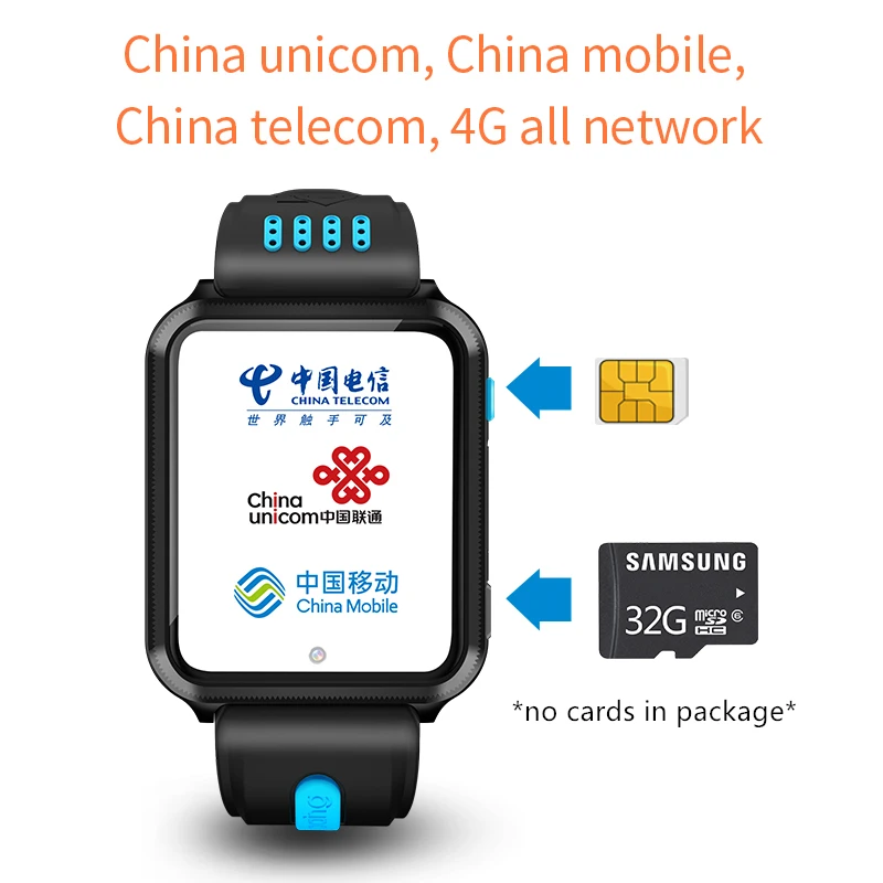 Naujas 4G Vaikai Smart Watch Telefono GPS Tracker 1080mAh Dual Camera Vandeniui Facebook Vaizdo Skambučių Vaikų Smartwatch 2023 už Xiaomi