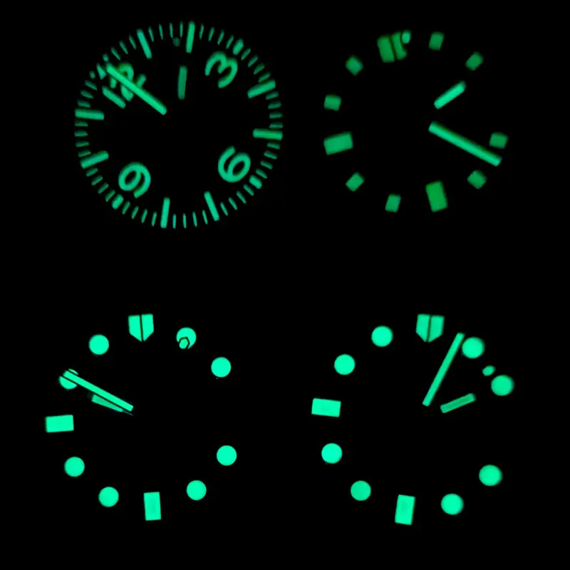 Vyrai Automatinis Laikrodžiai Vyrai Neria Žiūrėti 100m Vandeniui Automatinis Laikrodis C3 Šviesos Sapphire Kristalas Nerūdijančio Plieno Konservai